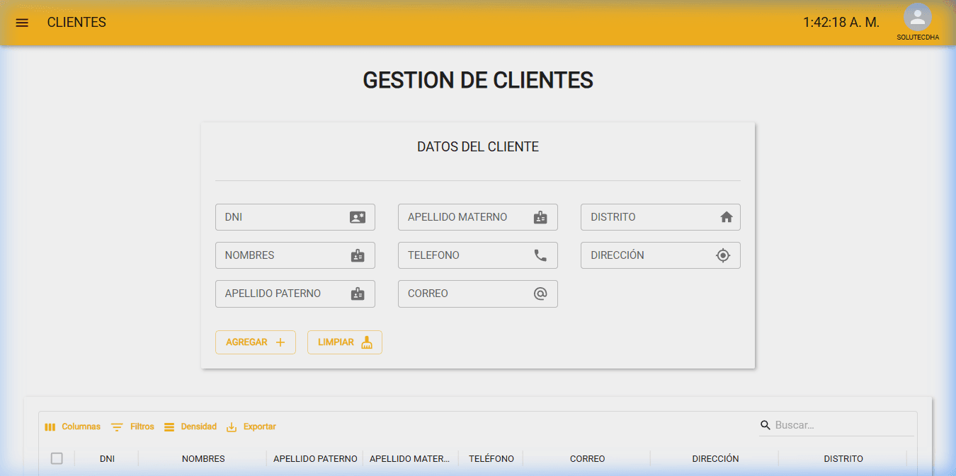 Solutec System: cómo construimos un CRM de gestión de clientes con React